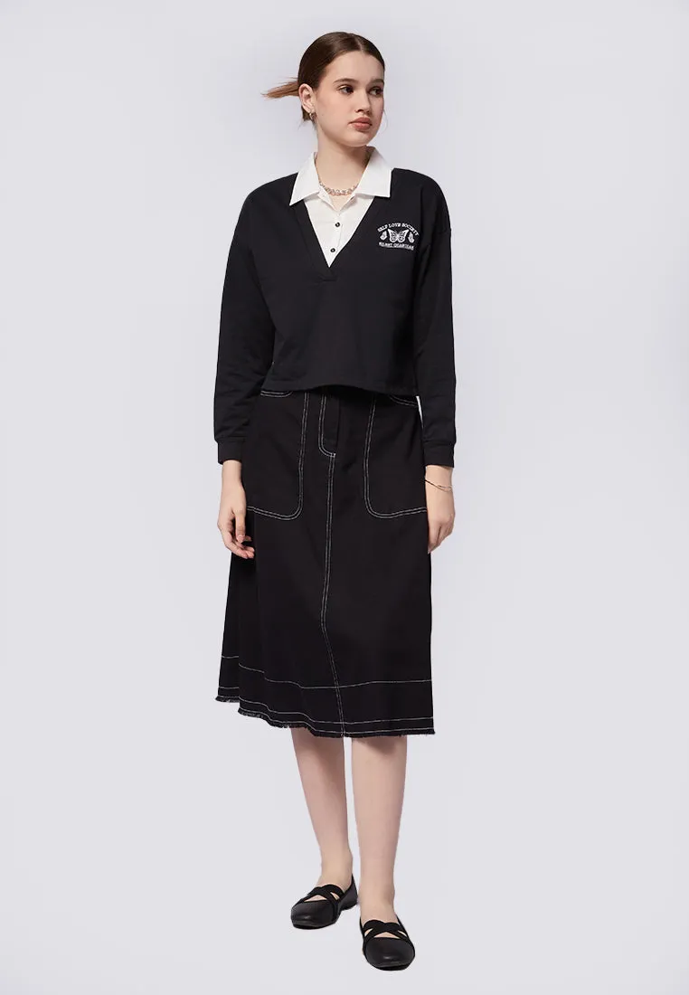 Preppy Polo Sweatshirt