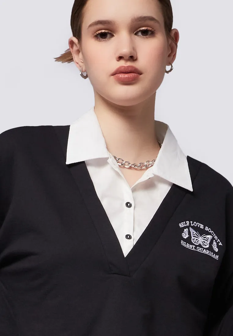 Preppy Polo Sweatshirt