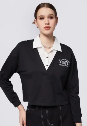 Preppy Polo Sweatshirt
