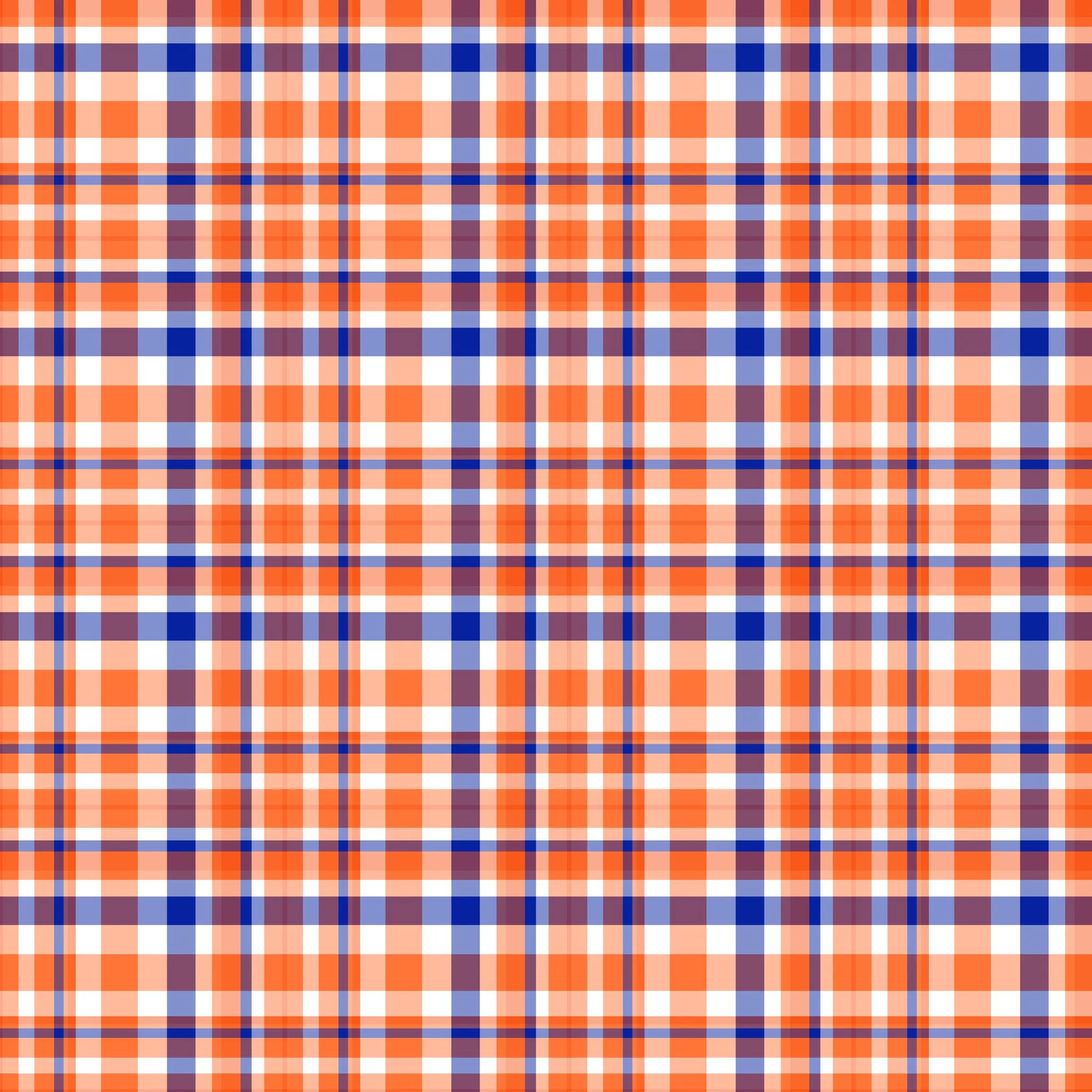 Preppy Royal Blue and Orange Heat Transfer Vinyl Sheet