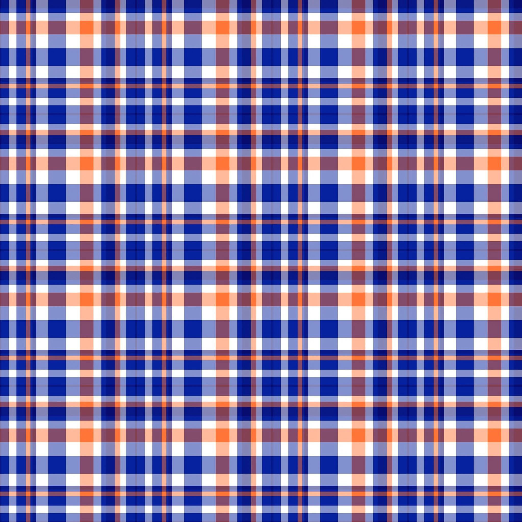 Preppy Royal Blue and Orange Heat Transfer Vinyl Sheet