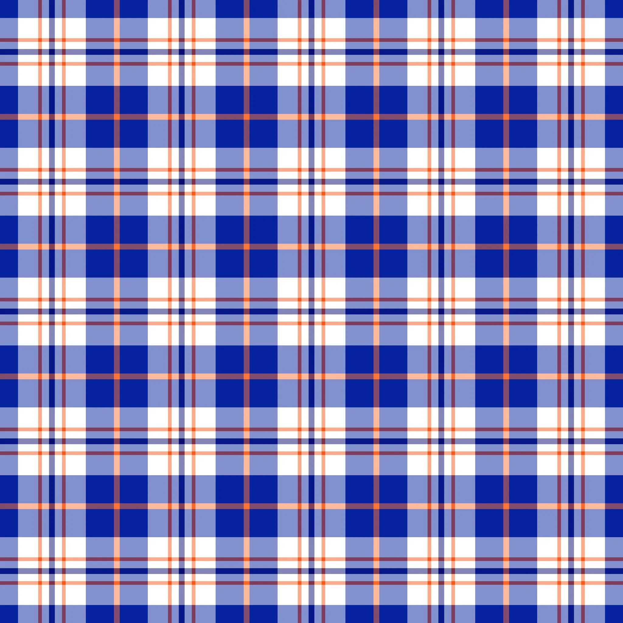 Preppy Royal Blue and Orange Heat Transfer Vinyl Sheet