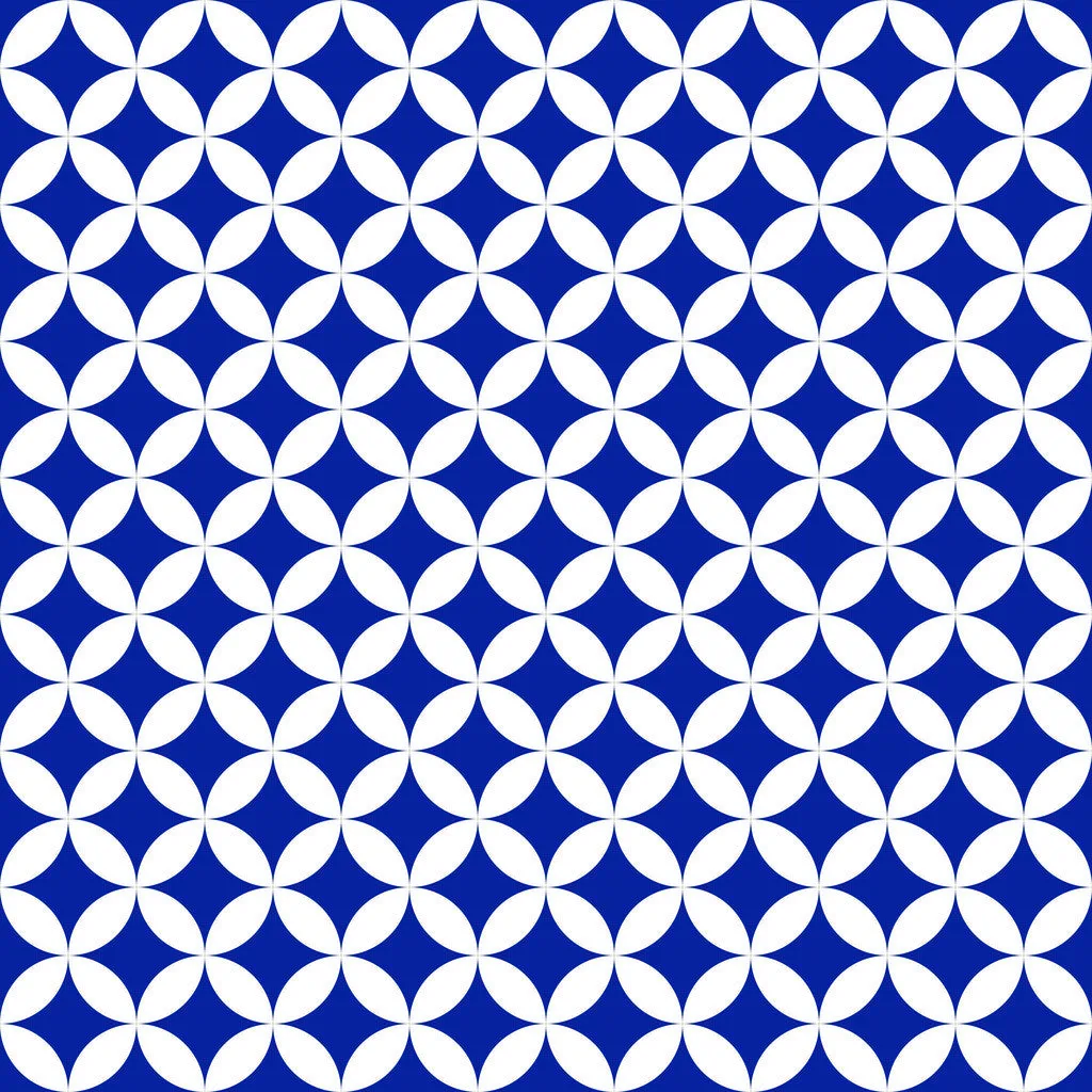 Preppy Royal Blue and Orange Heat Transfer Vinyl Sheet