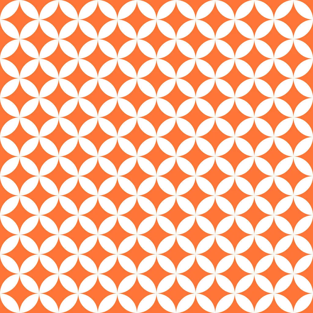 Preppy Royal Blue and Orange Heat Transfer Vinyl Sheet
