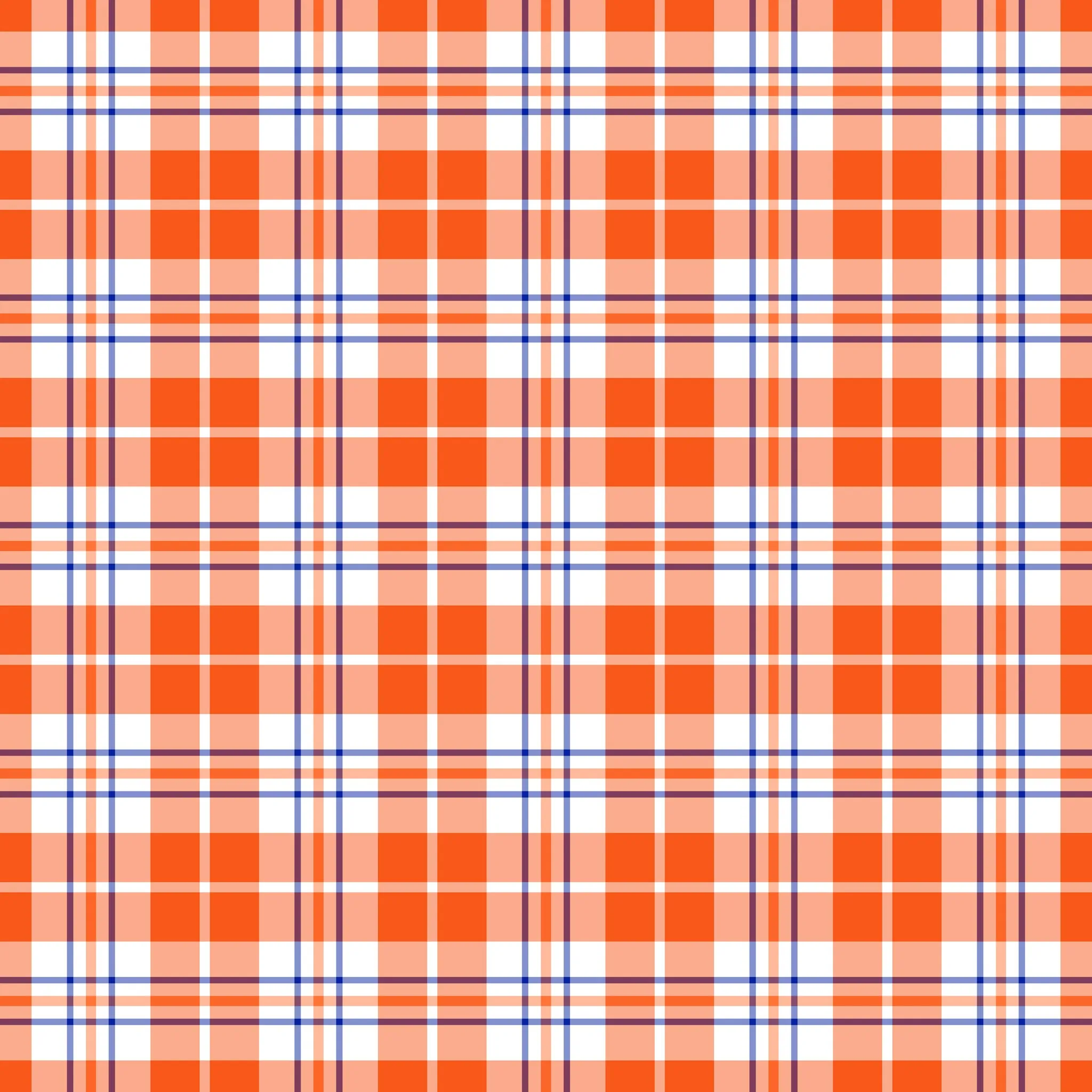 Preppy Royal Blue and Orange Heat Transfer Vinyl Sheet