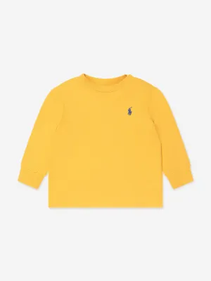 Ralph Lauren Baby Boys Long Sleeve T-Shirt in Yellow