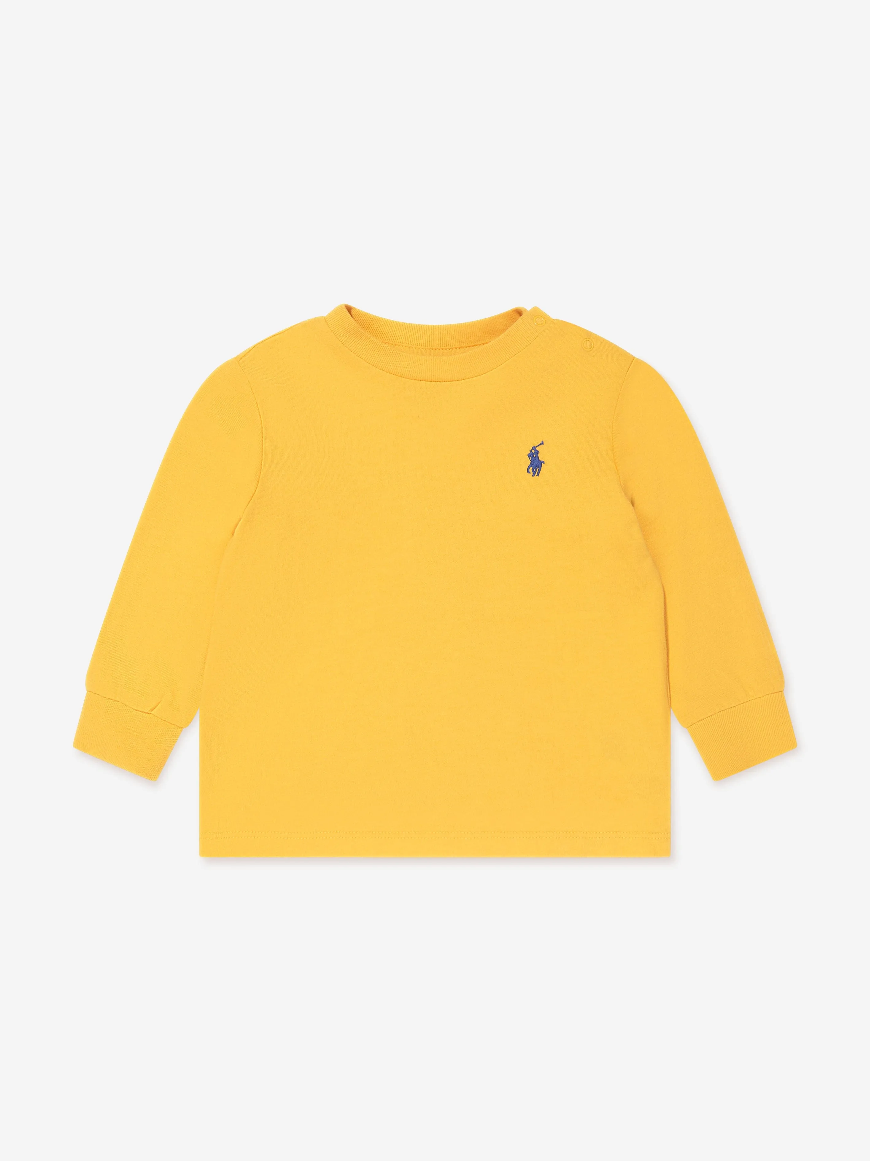 Ralph Lauren Baby Boys Long Sleeve T-Shirt in Yellow