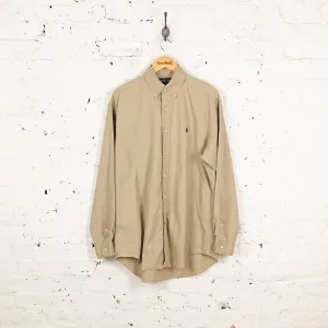 Ralph Lauren Blake Oxford Style Shirt - Beige - M