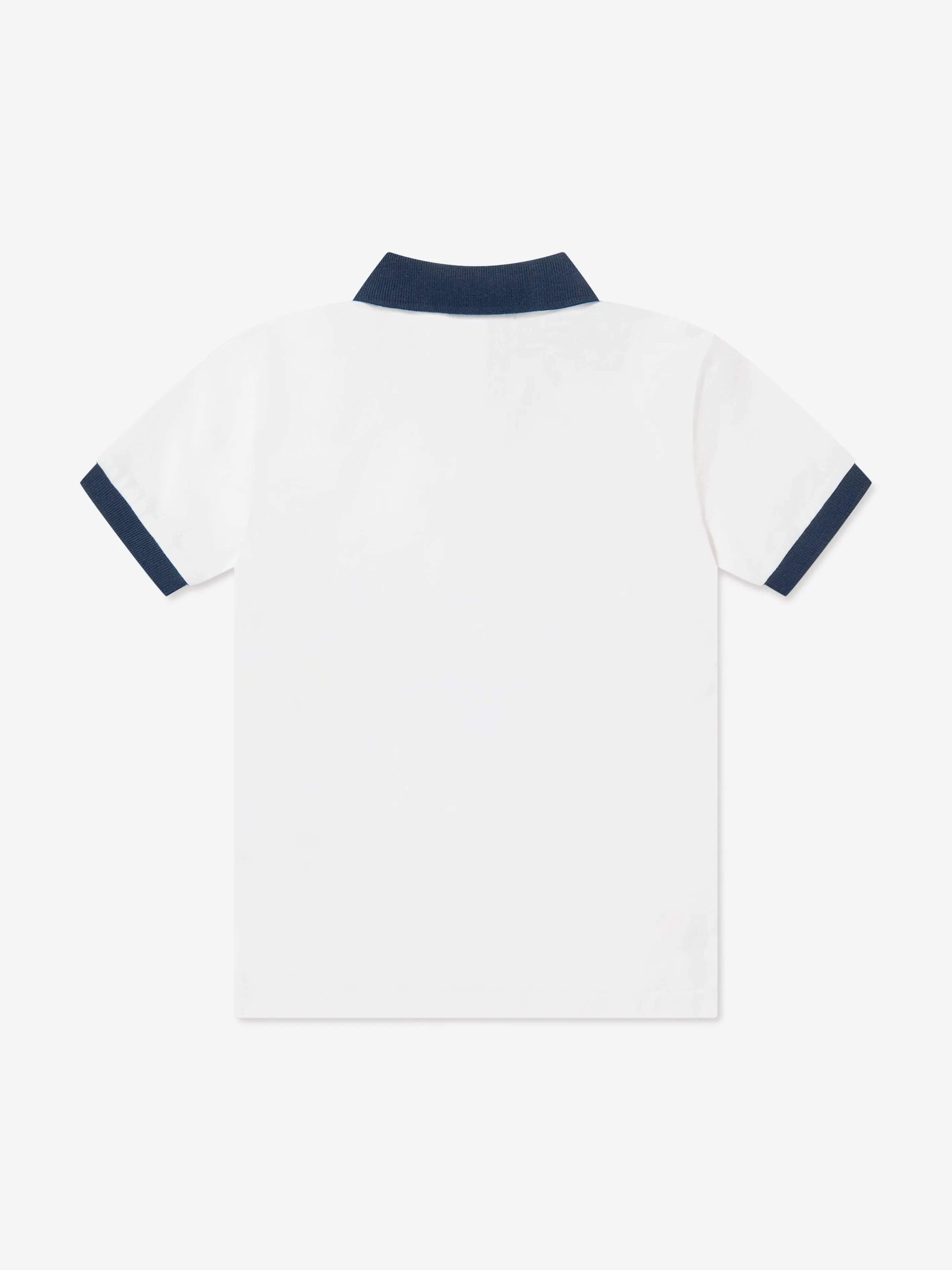 Ralph Lauren Boys Flag Polo Shirt in White