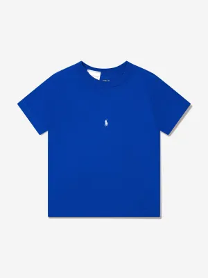 Ralph Lauren Boys Logo T-Shirt in Blue