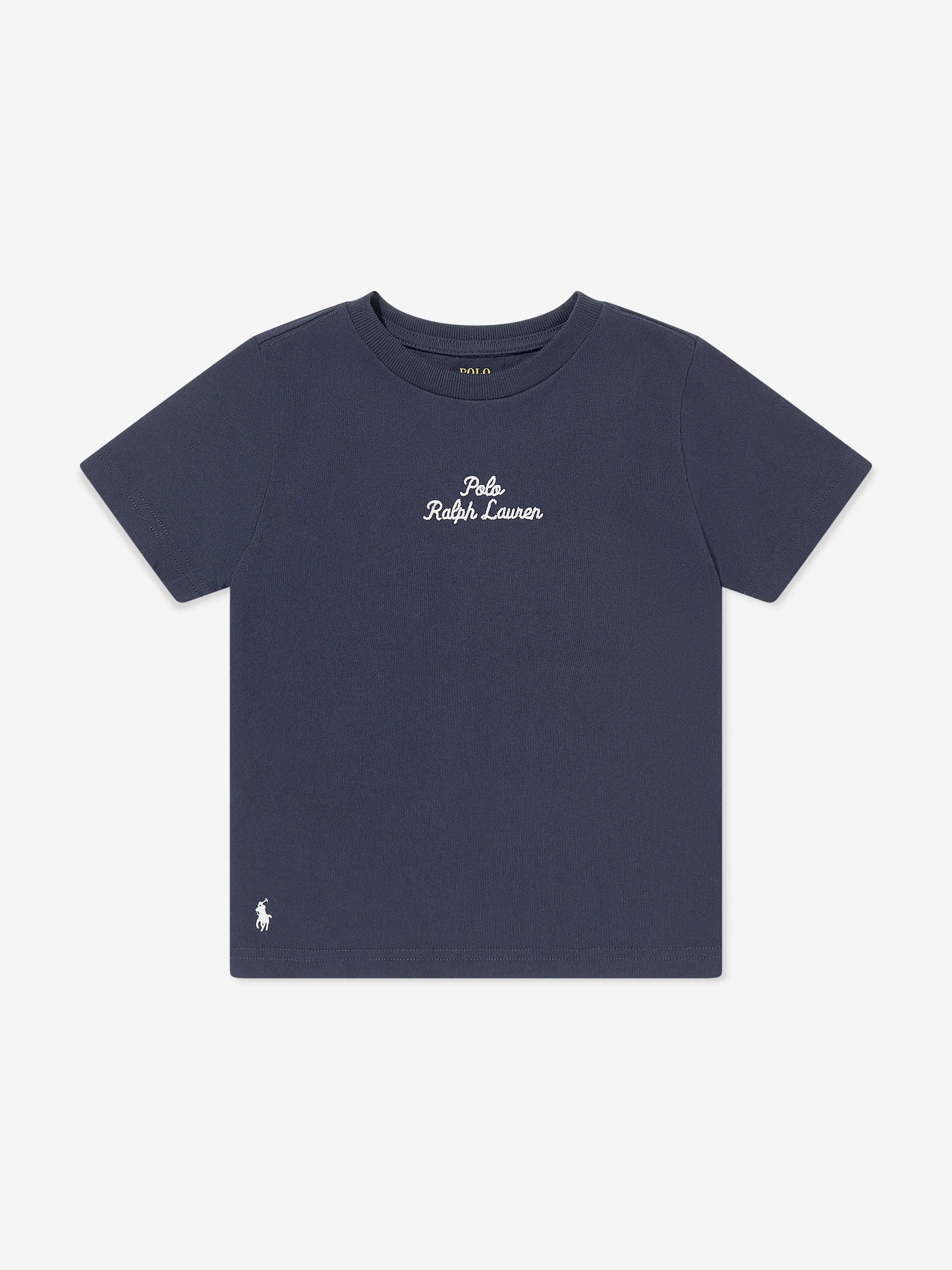 Ralph Lauren Boys Logo T-Shirt in Navy
