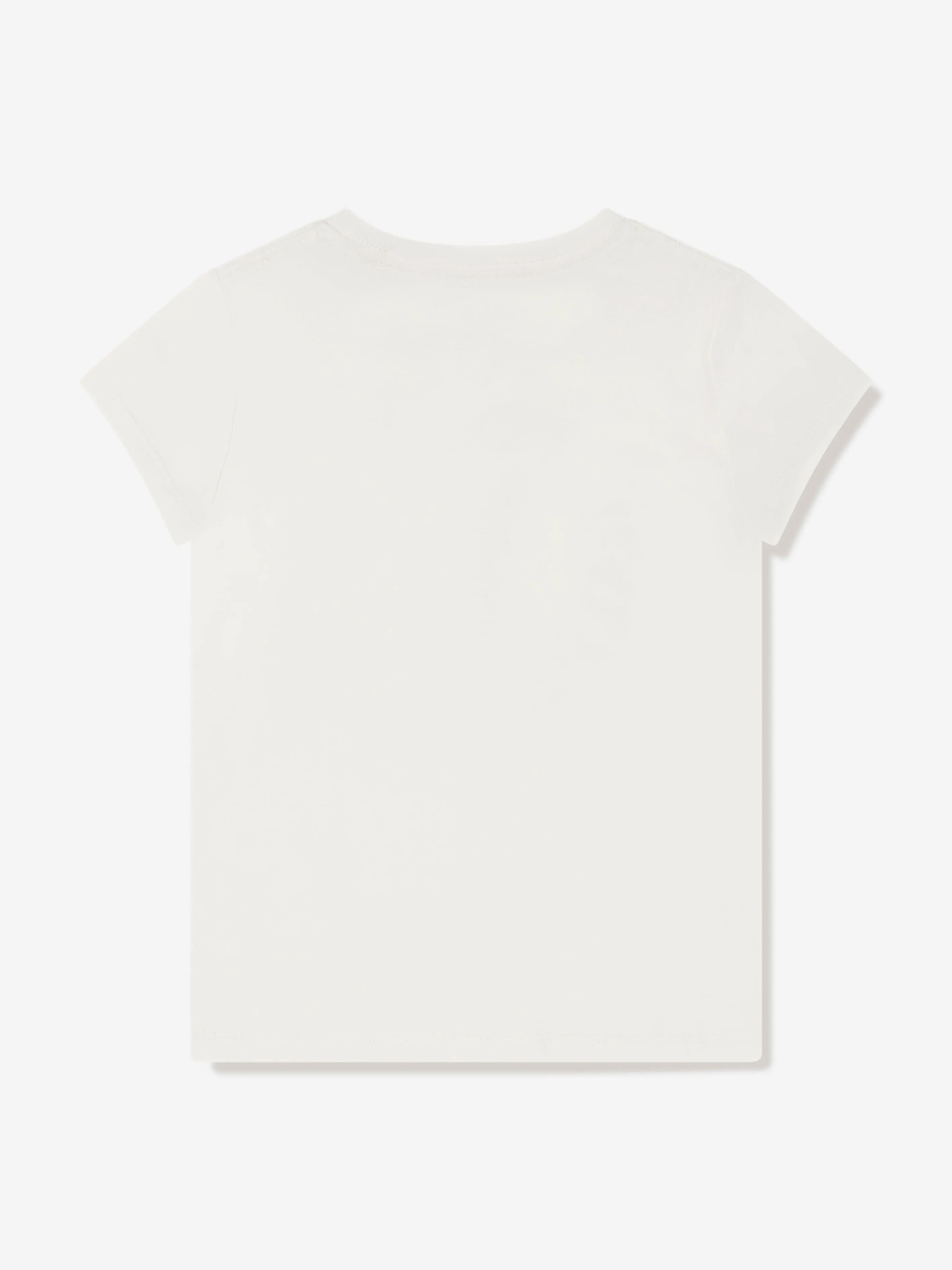 Ralph Lauren Girls Graphic Logo T-Shirt in White
