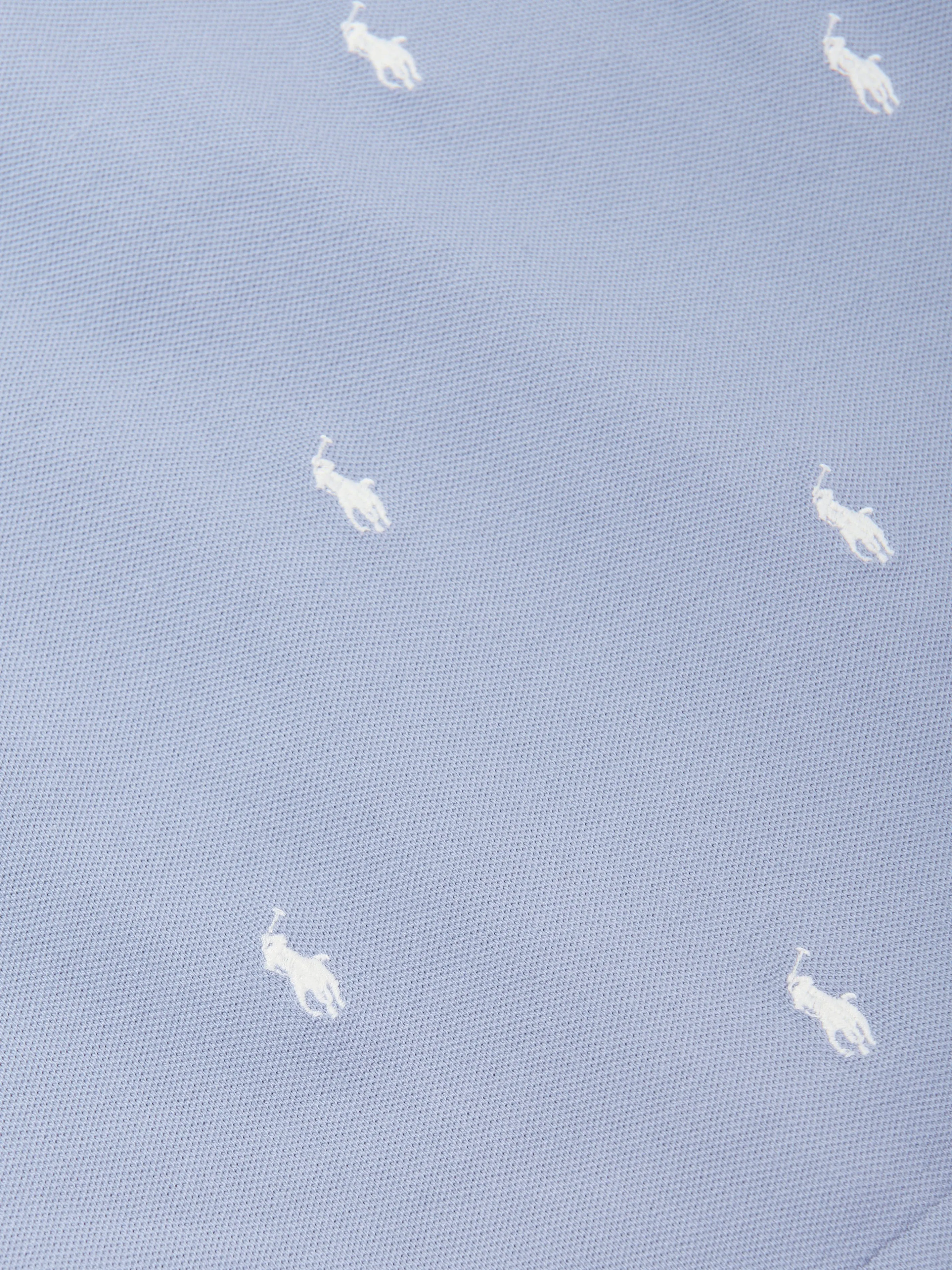 Ralph Lauren Girls Logo Polo Shirt in Blue