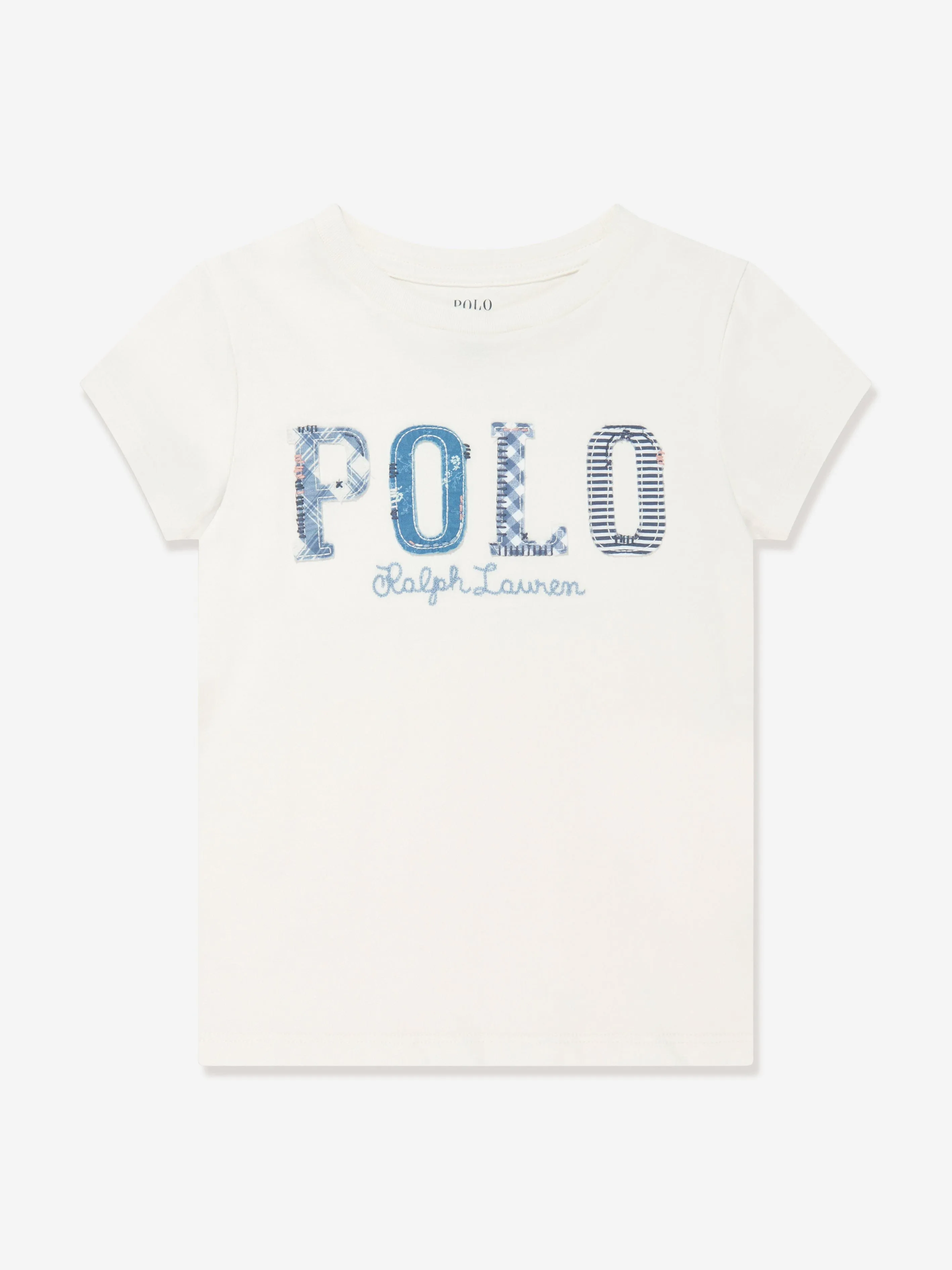 Ralph Lauren Girls Polo T-Shirt in White