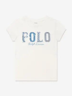 Ralph Lauren Girls Polo T-Shirt in White