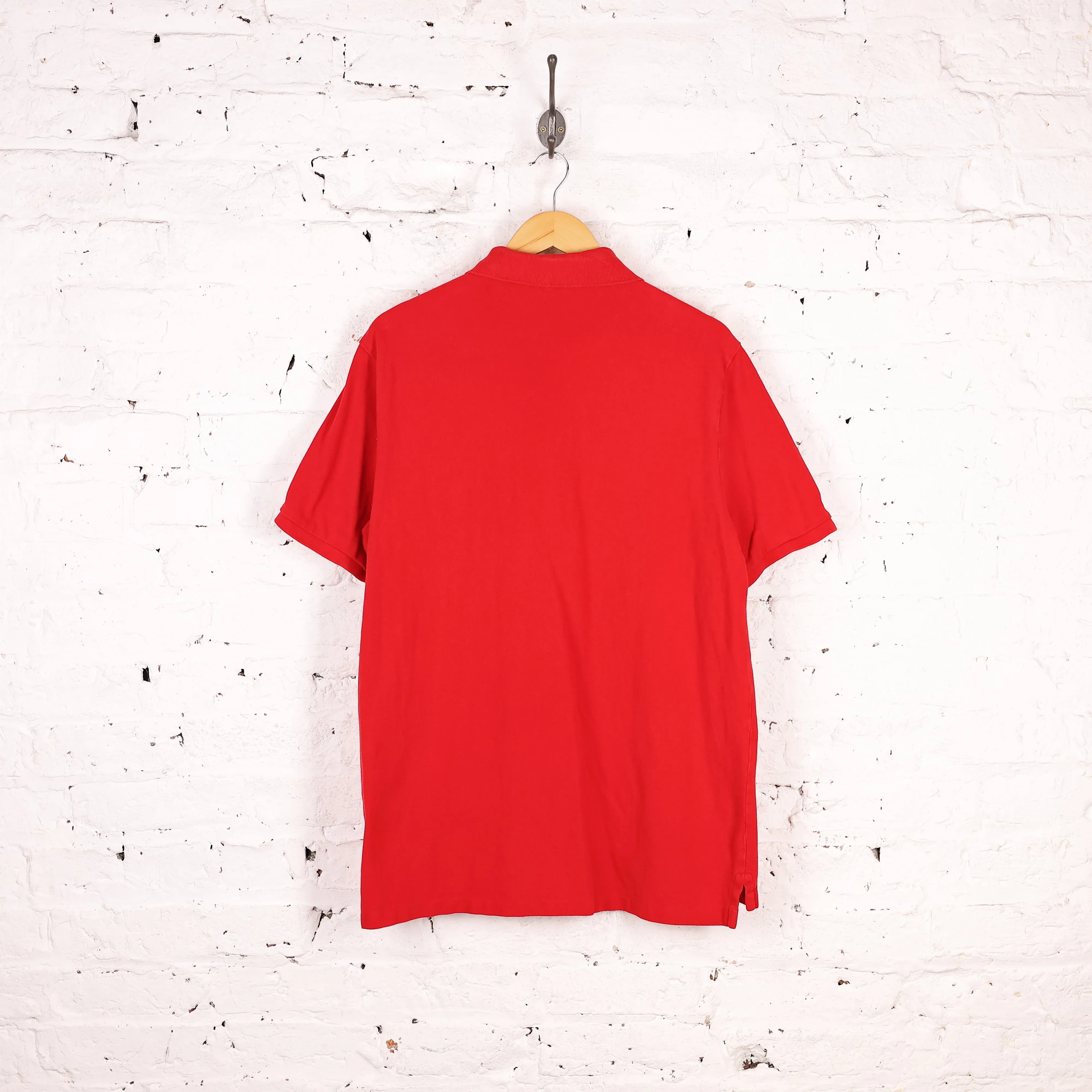 Ralph Lauren Polo Short Sleeve Polo Shirt - Red - L