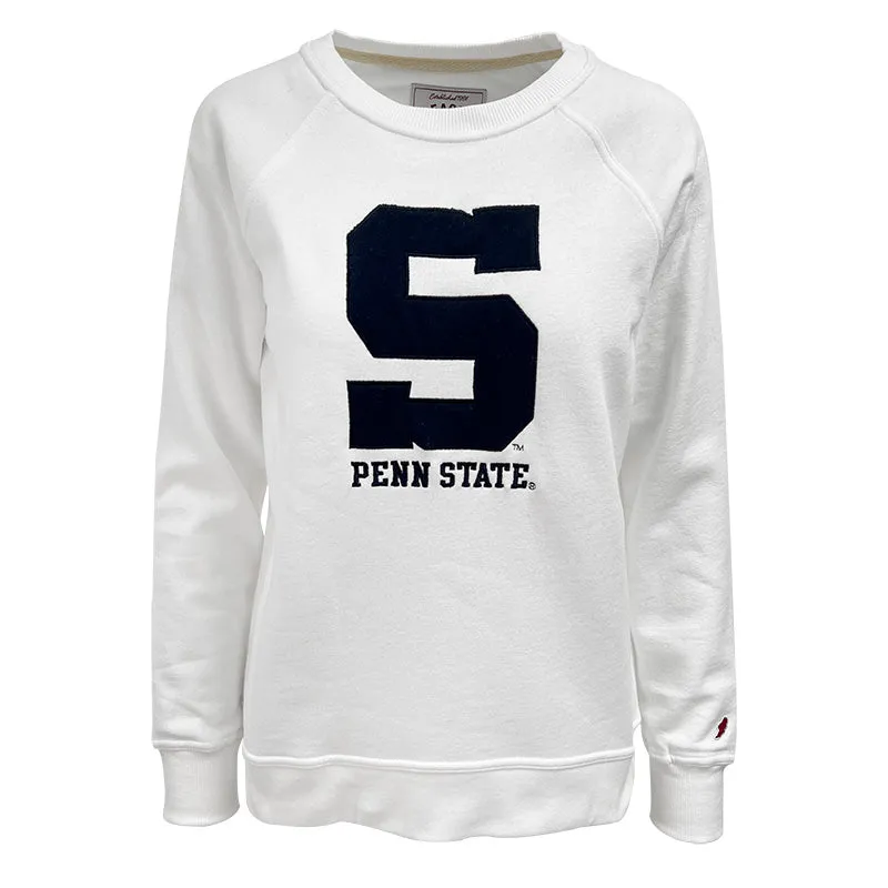 Sale - League Ladies Academy Varsity S Embroidered Crew
