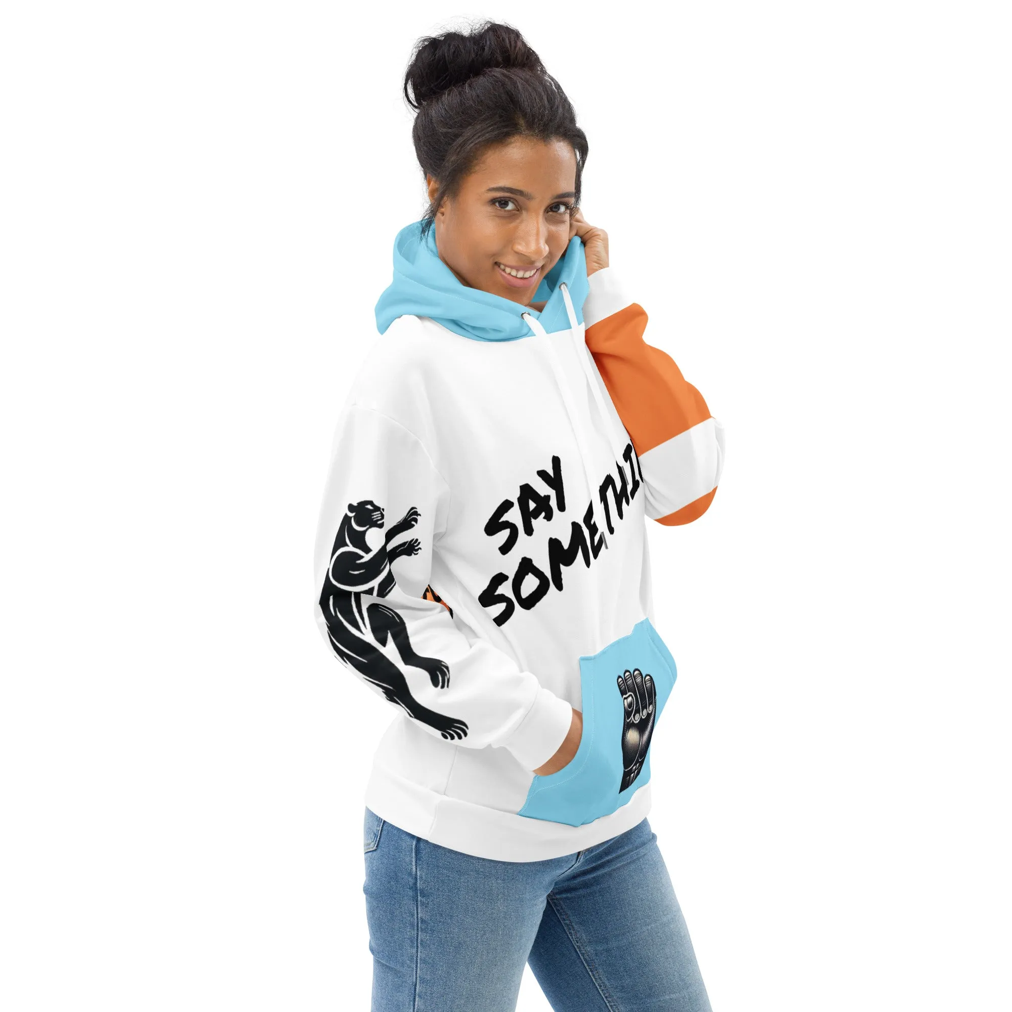 Say Something Unisex Hoodie - Female