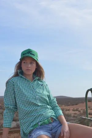SEASCAPE BLAIR GINGHAM SHIRT- Green