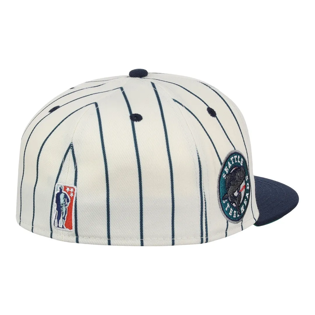 Seattle Steelheads NLB Pinstripe Fitted Ballcap