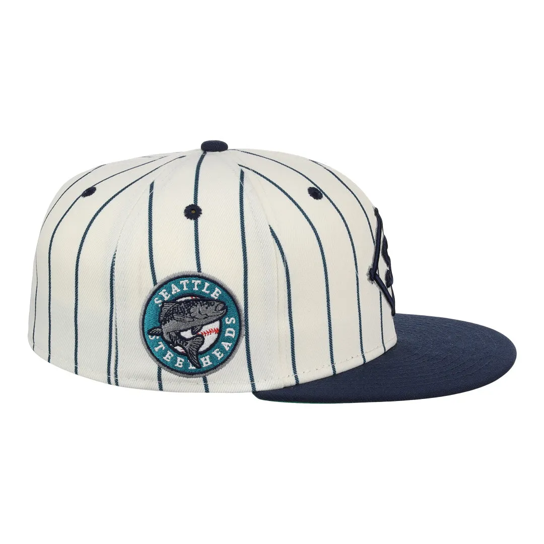 Seattle Steelheads NLB Pinstripe Fitted Ballcap