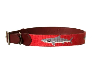 SHARK NEEDLEPOINT DOG COLLAR™