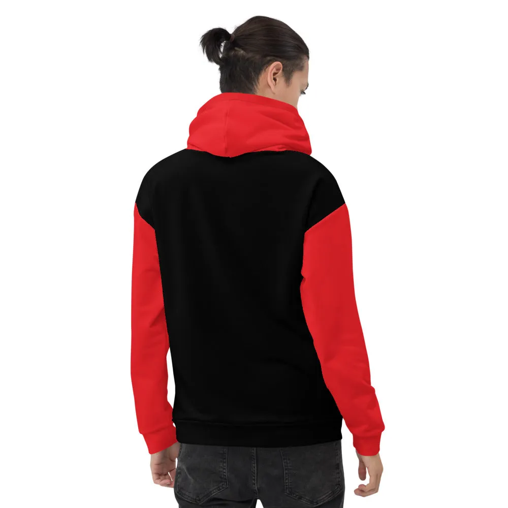 Shut TF Up Unisex Hoodie - Black/Red
