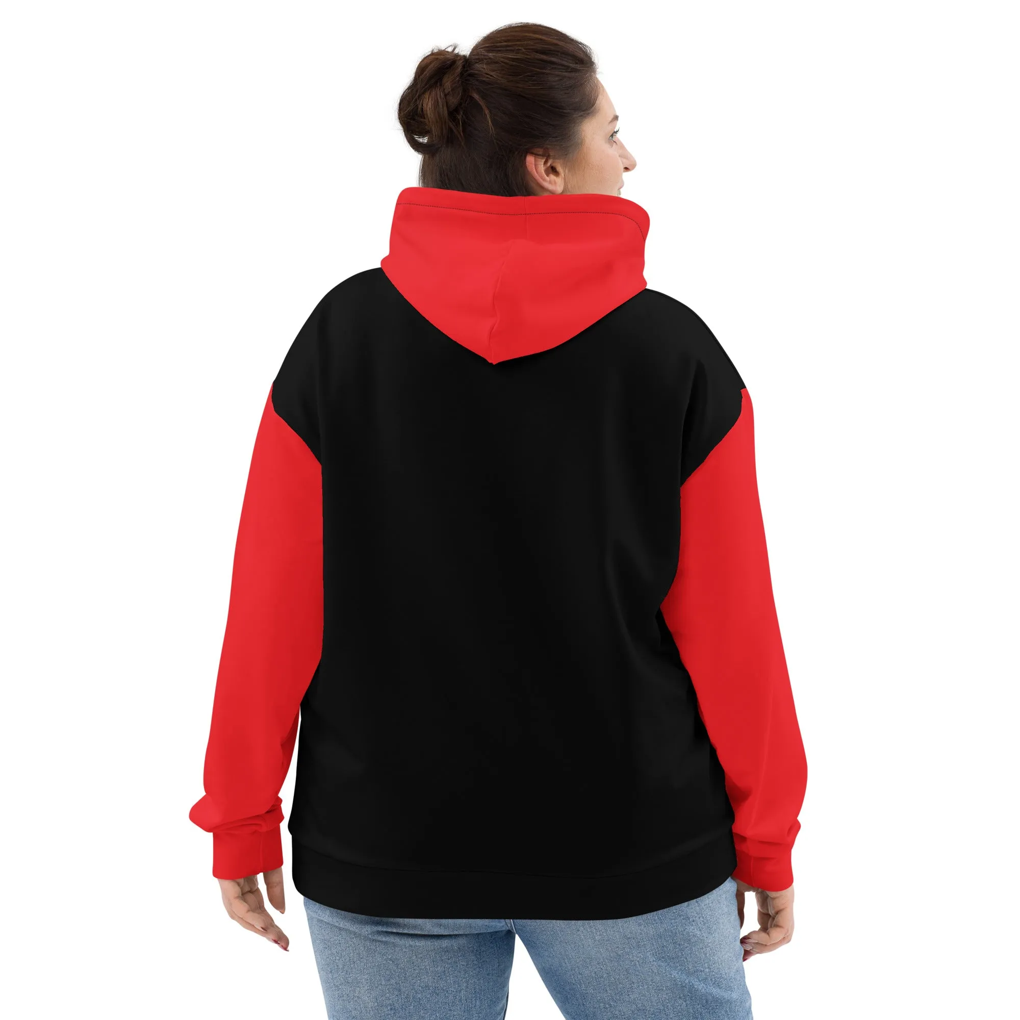 Shut TF Up Unisex Hoodie - Black/Red