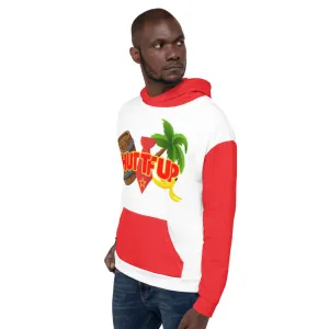Shut TF Up Unisex Hoodie - White/Red