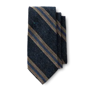 Silk Wool Striped Tie