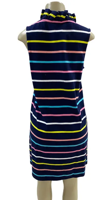 Size M CROWN & IVY blue multi Dress