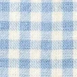 Sky Blue Gingham Dog Bow Tie