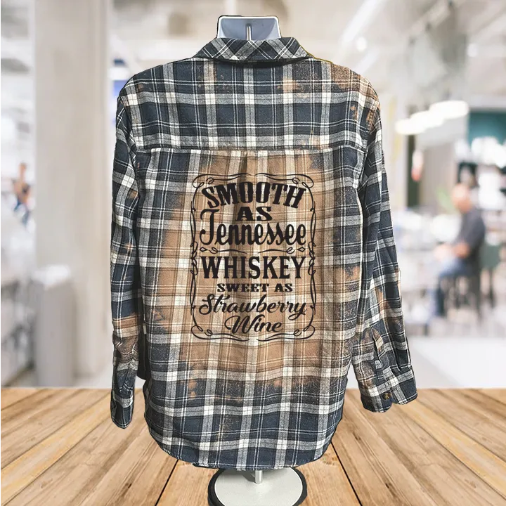 Smooth as Tennessee Whiskey Button Down Shirt: M
