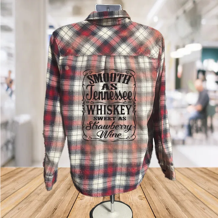 Smooth as Tennessee Whiskey Button Down Shirt: M
