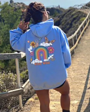 Stay Wild Preppy Hoodie