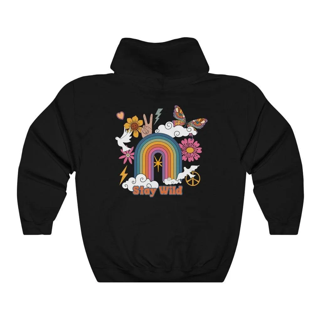 Stay Wild Preppy Hoodie