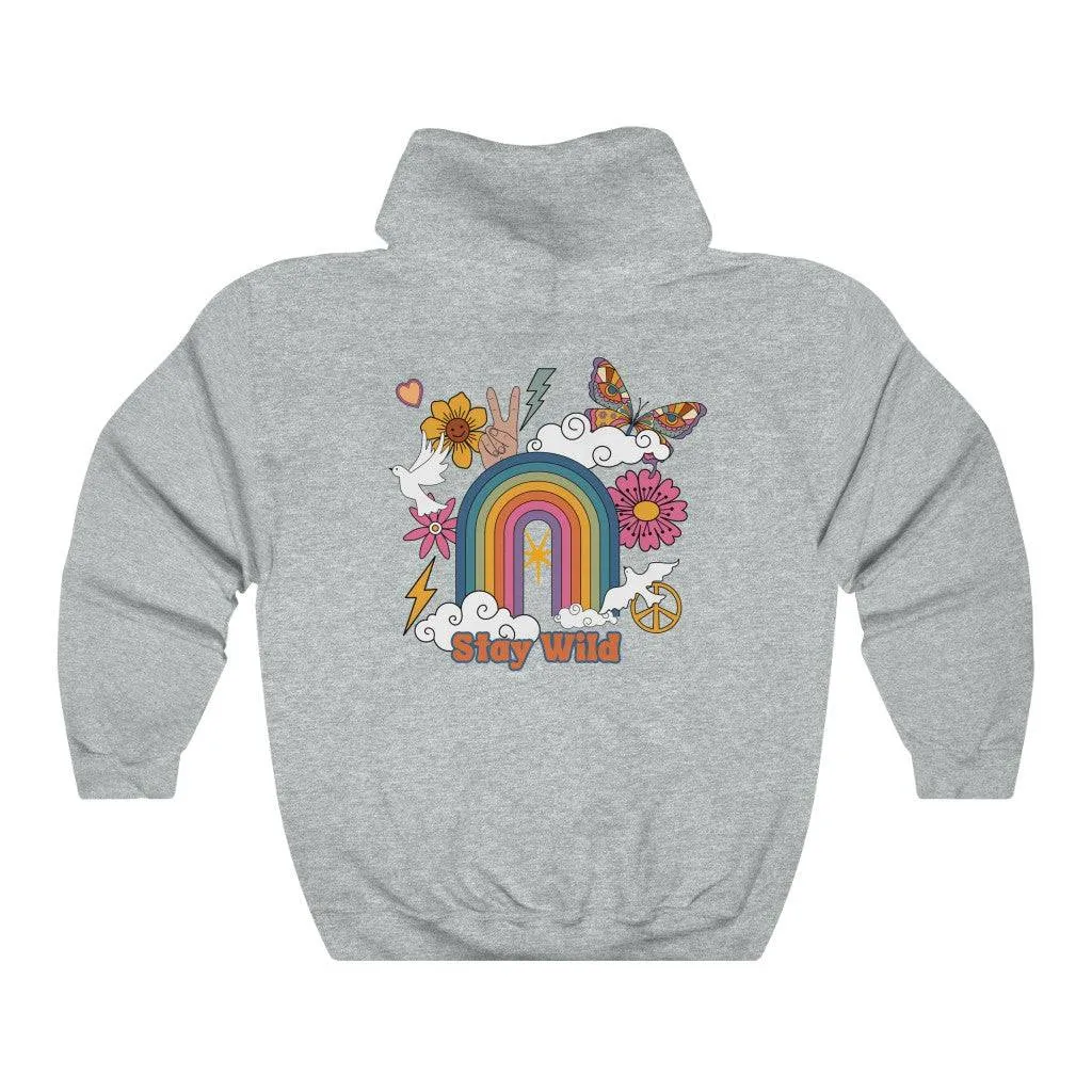 Stay Wild Preppy Hoodie