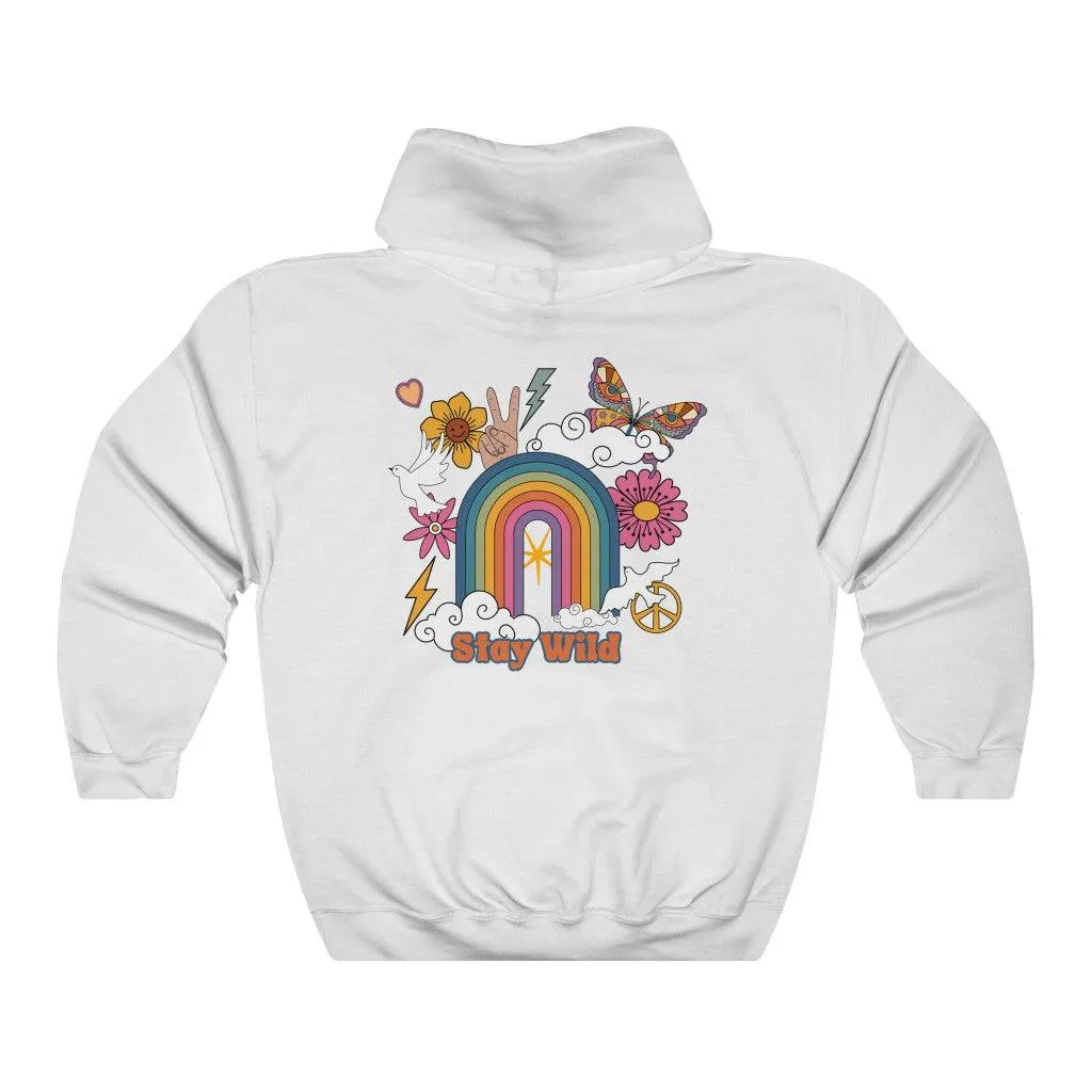 Stay Wild Preppy Hoodie
