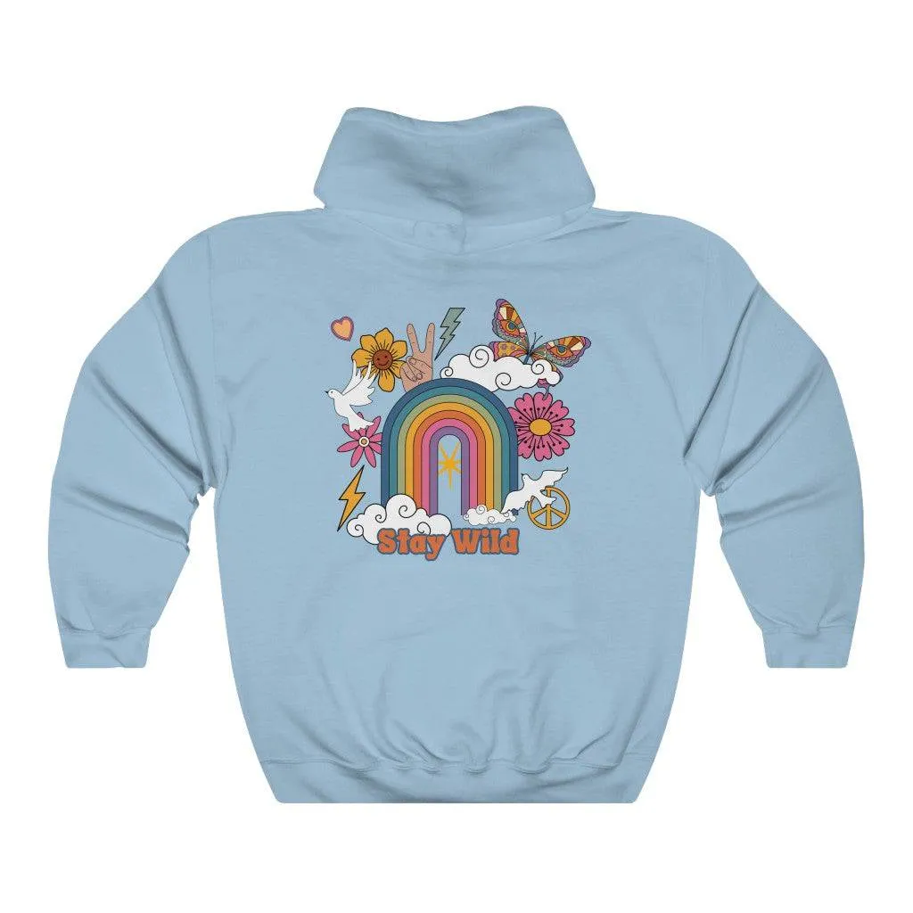 Stay Wild Preppy Hoodie