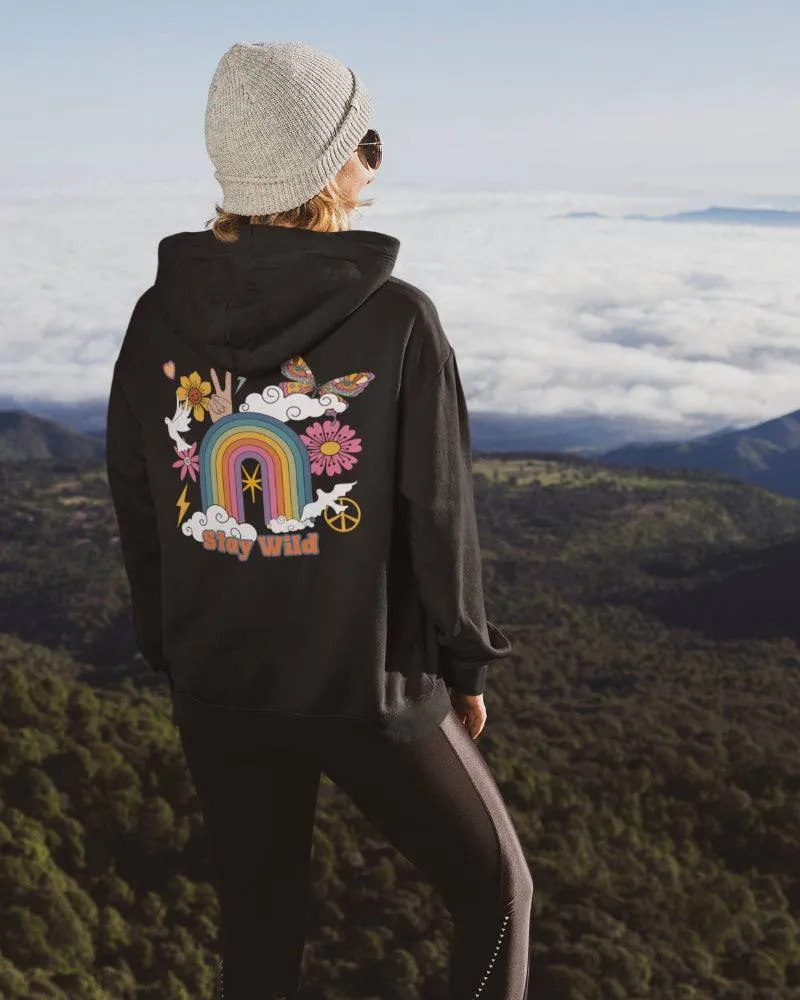 Stay Wild Preppy Hoodie