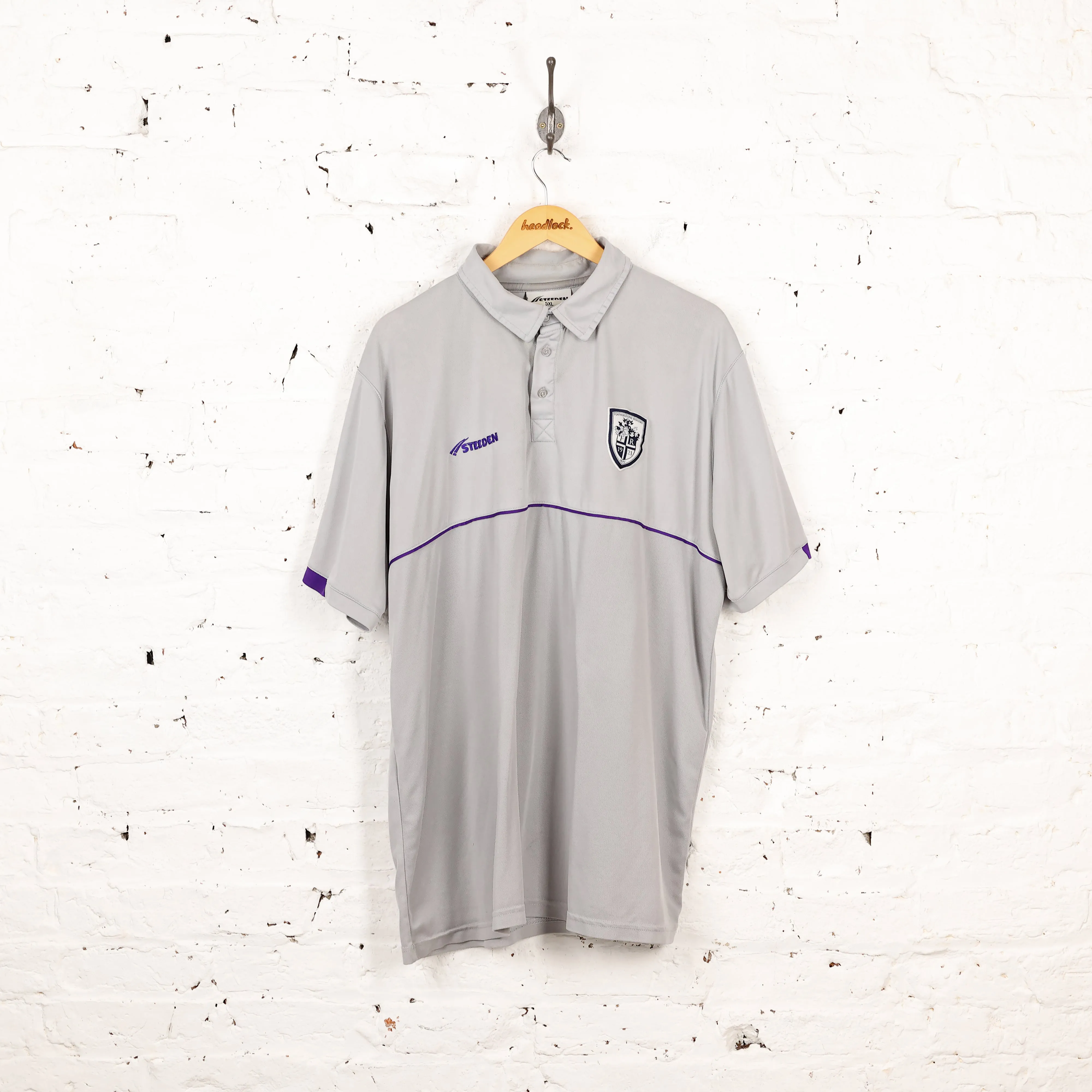 Steeden Featherstone Rovers Rugby Polo Shirt - Grey - XXXXXL