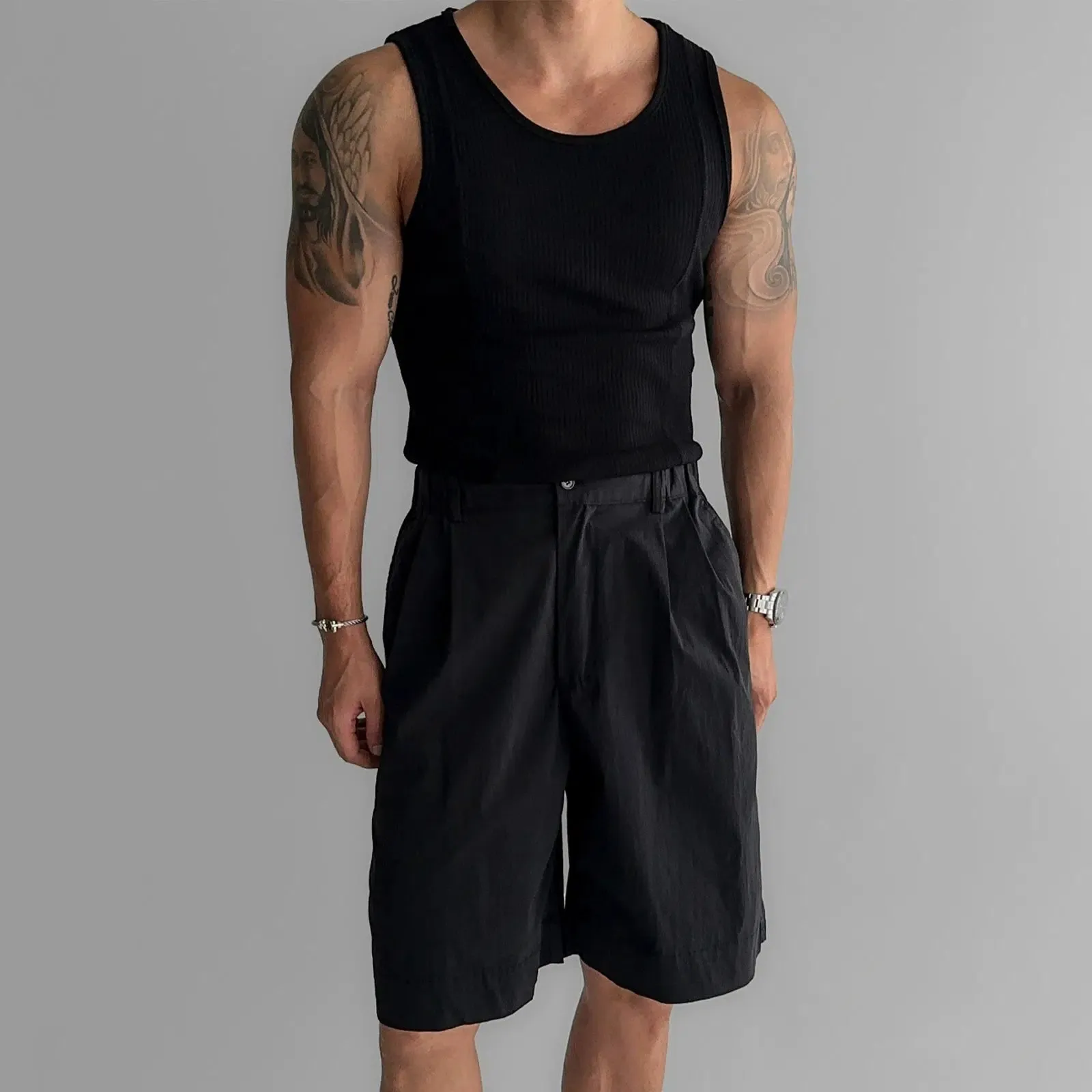Stretch Tight Knitted Tank Top