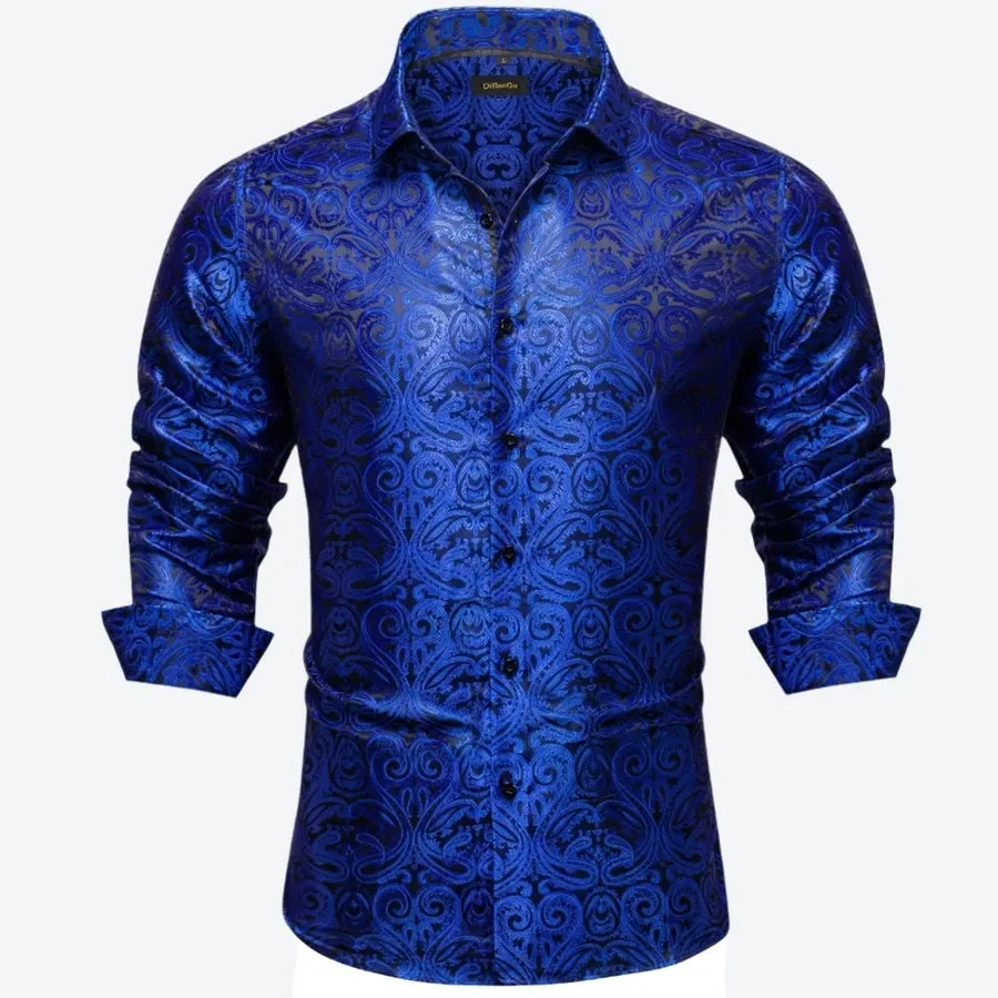 Stylish Slim-Fit Long-Sleeve Dress Shirts
