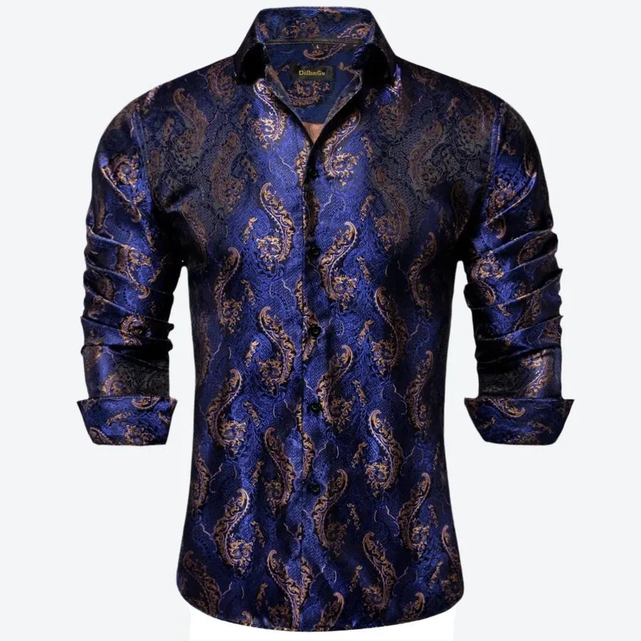 Stylish Slim-Fit Long-Sleeve Dress Shirts