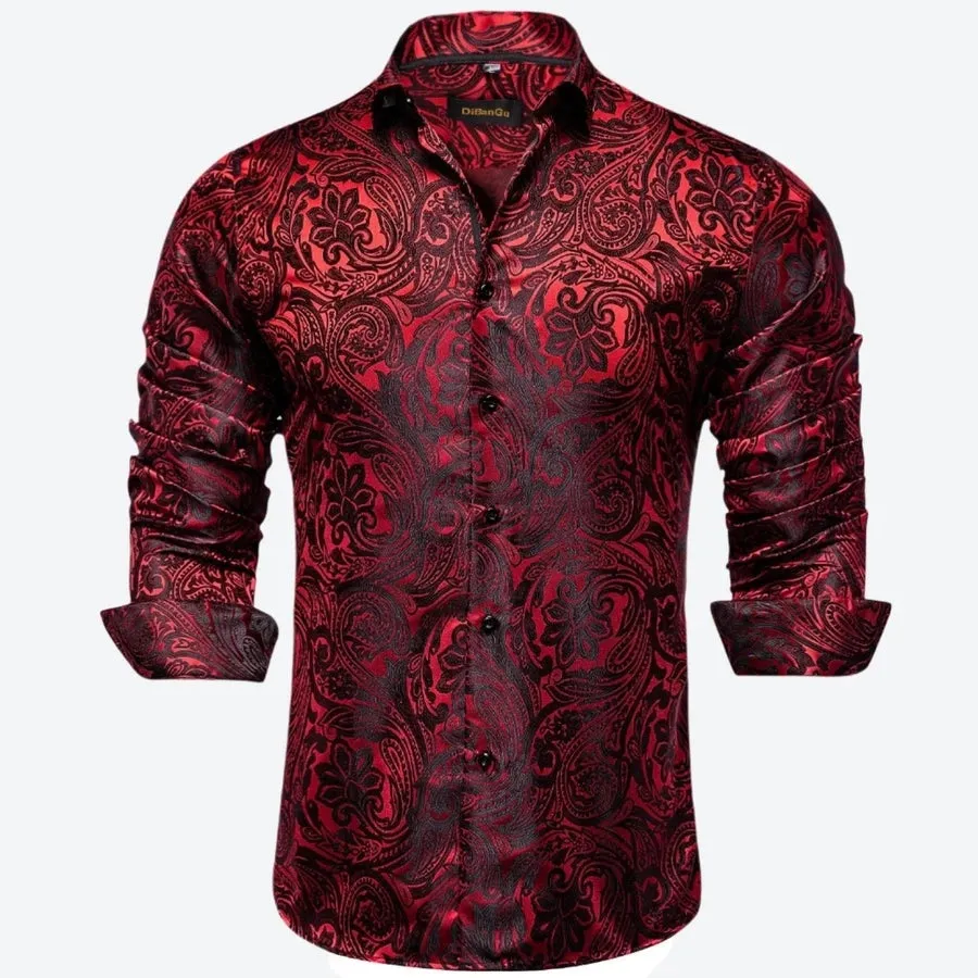 Stylish Slim-Fit Long-Sleeve Dress Shirts