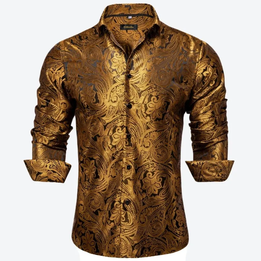 Stylish Slim-Fit Long-Sleeve Dress Shirts