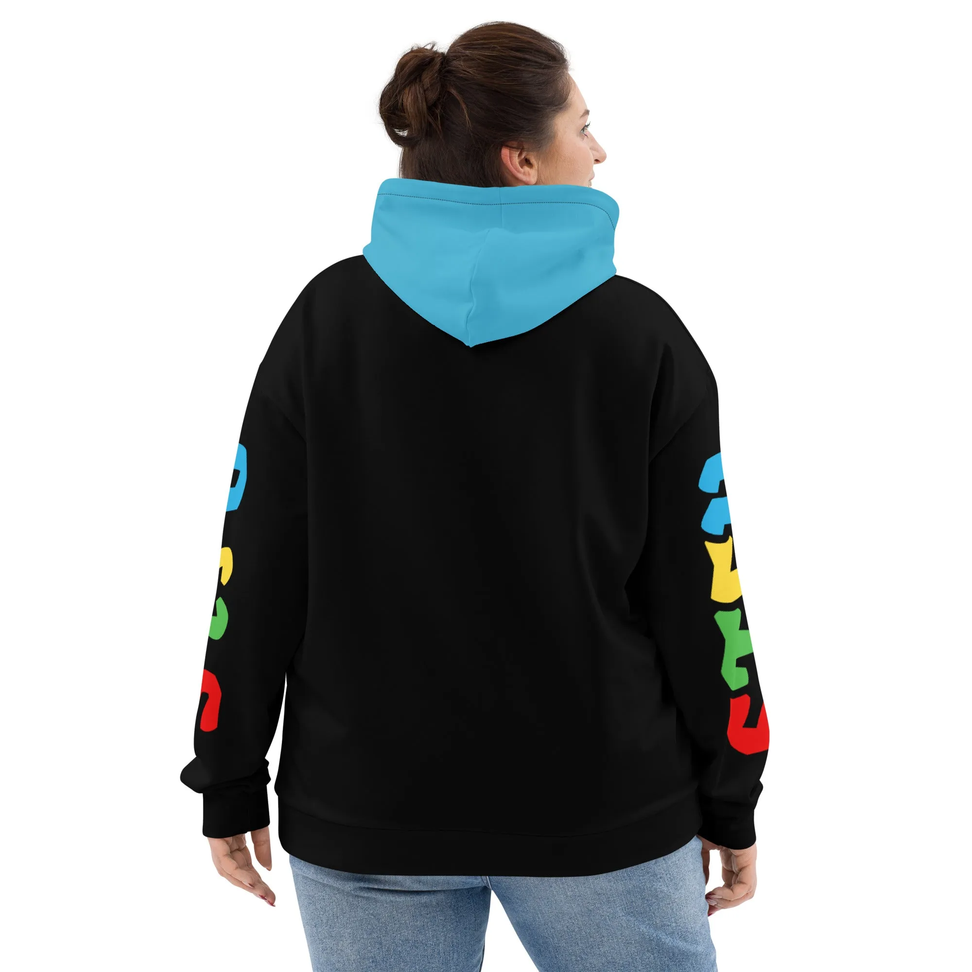 Super STFU Unisex Hoodie - Black/Blue