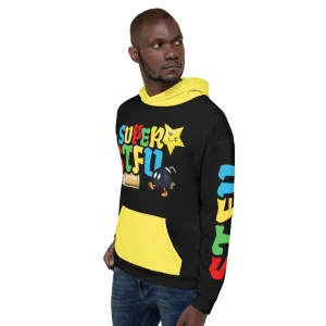 Super STFU Unisex Hoodie - Black/Yellow