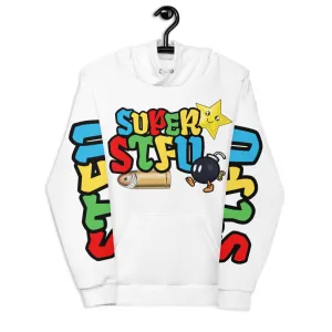Super STFU Unisex Hoodie - White