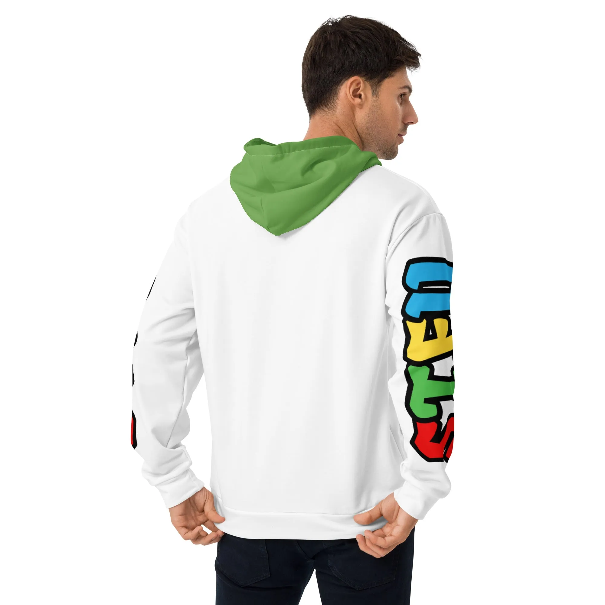 Super STFU Unisex Hoodie - White/Green